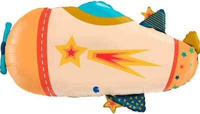 Шар (29''/74 см) Фигура, Самолет, 1 шт.