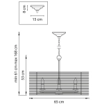 Подвесная люстра Lightstar ZETA 728063