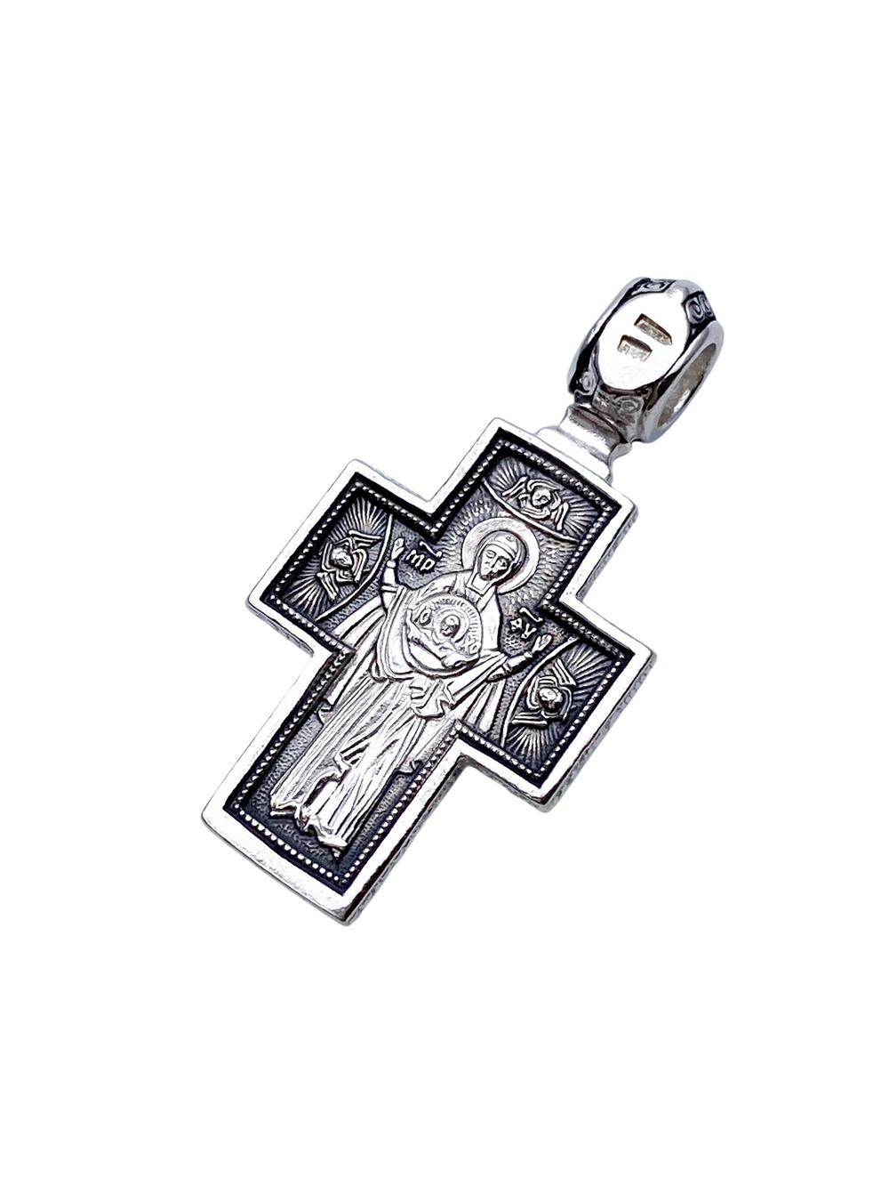 Крест из серебра/Чернение/Знамение