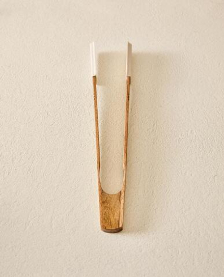 ZARA HOME КУХОННЫЕ ЩИПЦЫ ИЗ СИЛИКОНА, КРЕМОВЫЙ