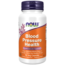 Now Foods Blood Pressure Health 90 veg capsules , Кардиопротектор