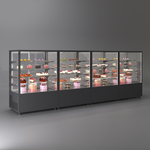 Напольная холодильная витрина Finist, 4 полки