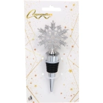 Пробка для бутылок «Снежинка», цвет серебро