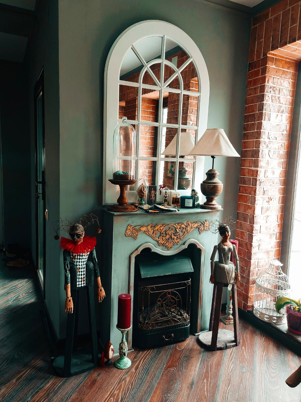 Декоративная штукатурка, Имитация кирпичной стены Loft 2, Готовый комплект материалов на 5 квадратных метров, Все в одном