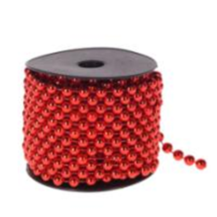 722812 Украшение новогоднее "Бусы" (красный)