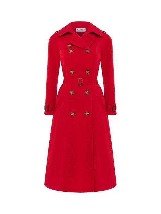 Trench coat приталенный плащ