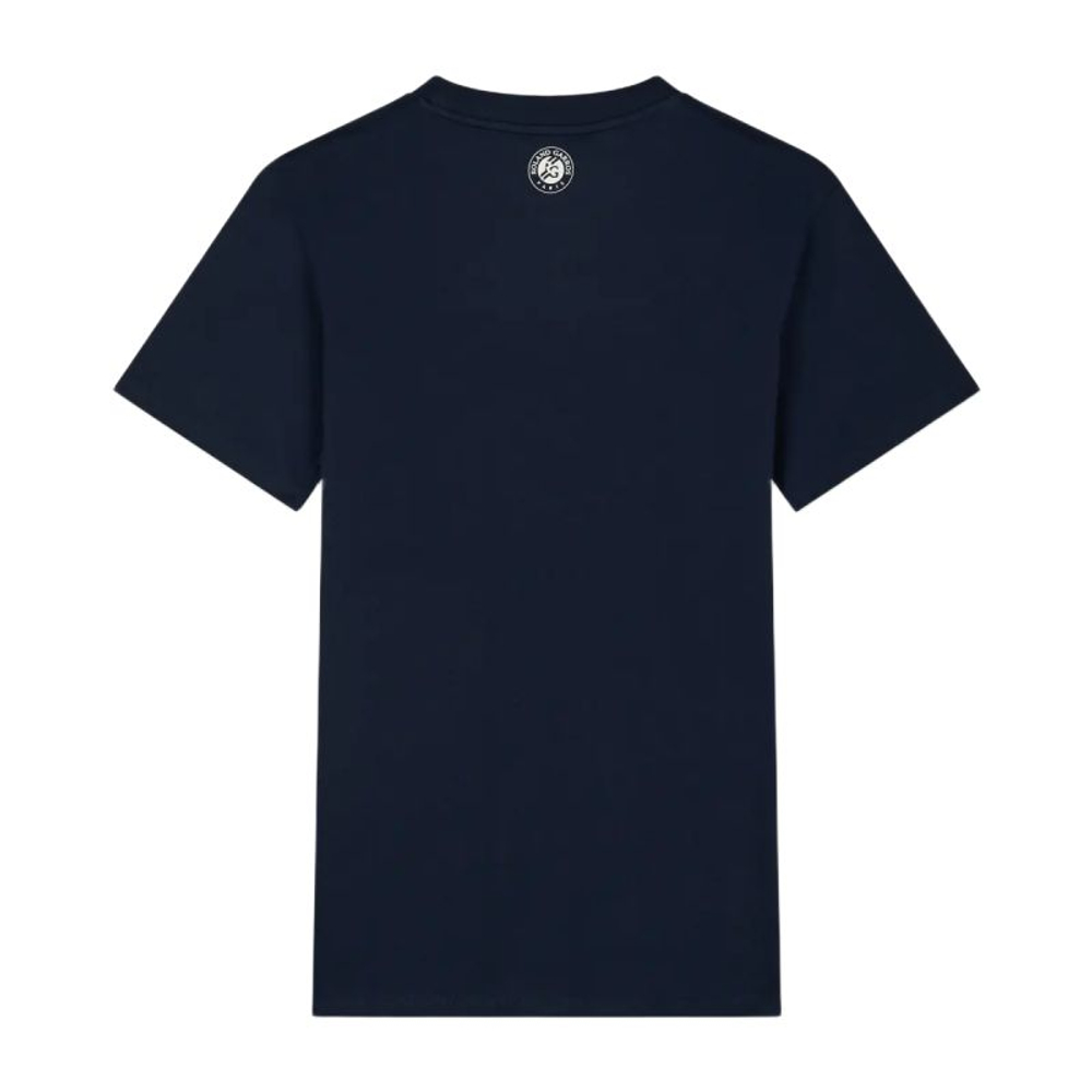 Мужская теннисная футболка Roland Garros Color Lines - navy blue