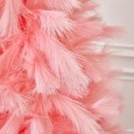 Искусственная розовая елка «Pink Charm» (ветки из пампасной травы) от 2,1 м до 2,4 м