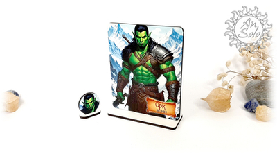 Мужской аватар Орк Воин для настольных игр, ДНД