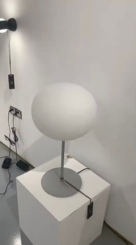 Table design lamp Glo Ball T1/T2 by Flos (Silver)