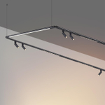 Светильник диммир. со сменой цв. температуры (управл. - пульт ДУ арт.359391 или приложение Smart Life) Novotech GLAT 359370 KONST NT24