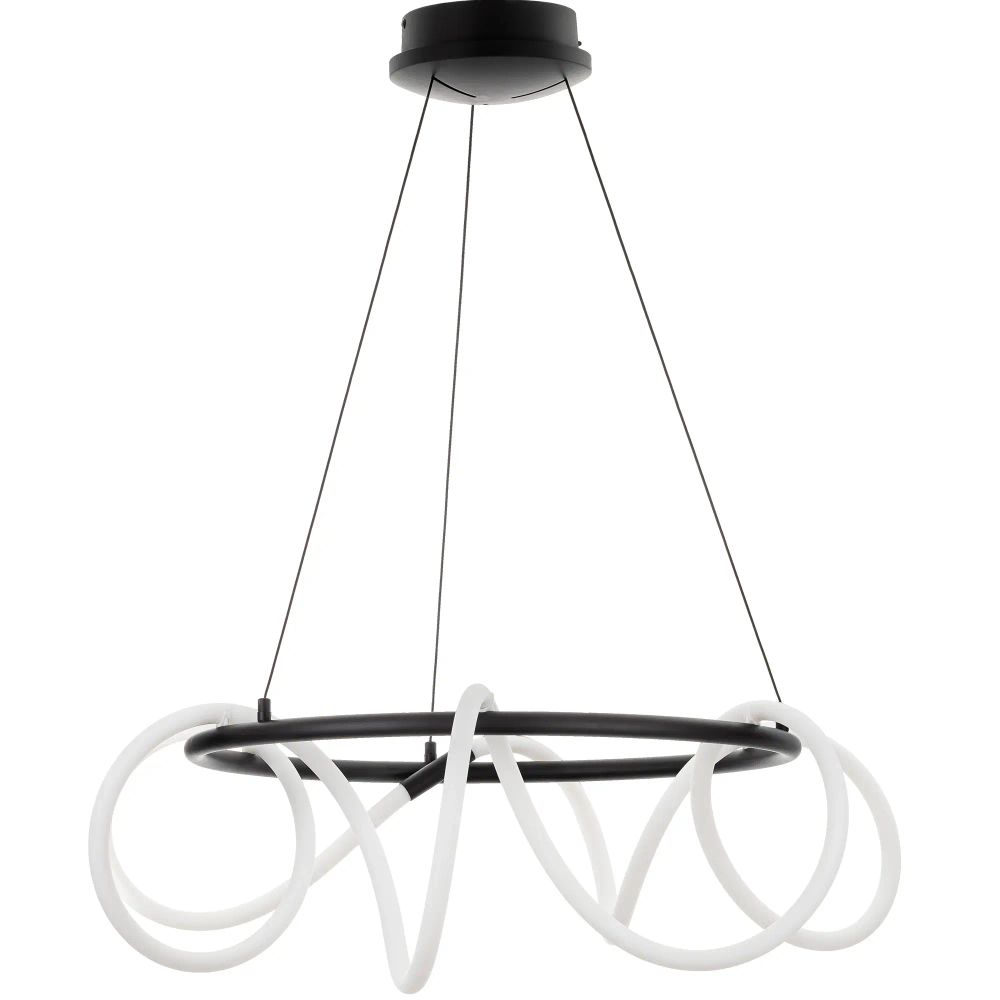 Citilux PYTHON CL220261 Люстра подвесная с пультом Чёрная