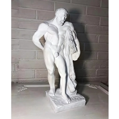 Статуэтка из гипса «Геракл» 47см белый