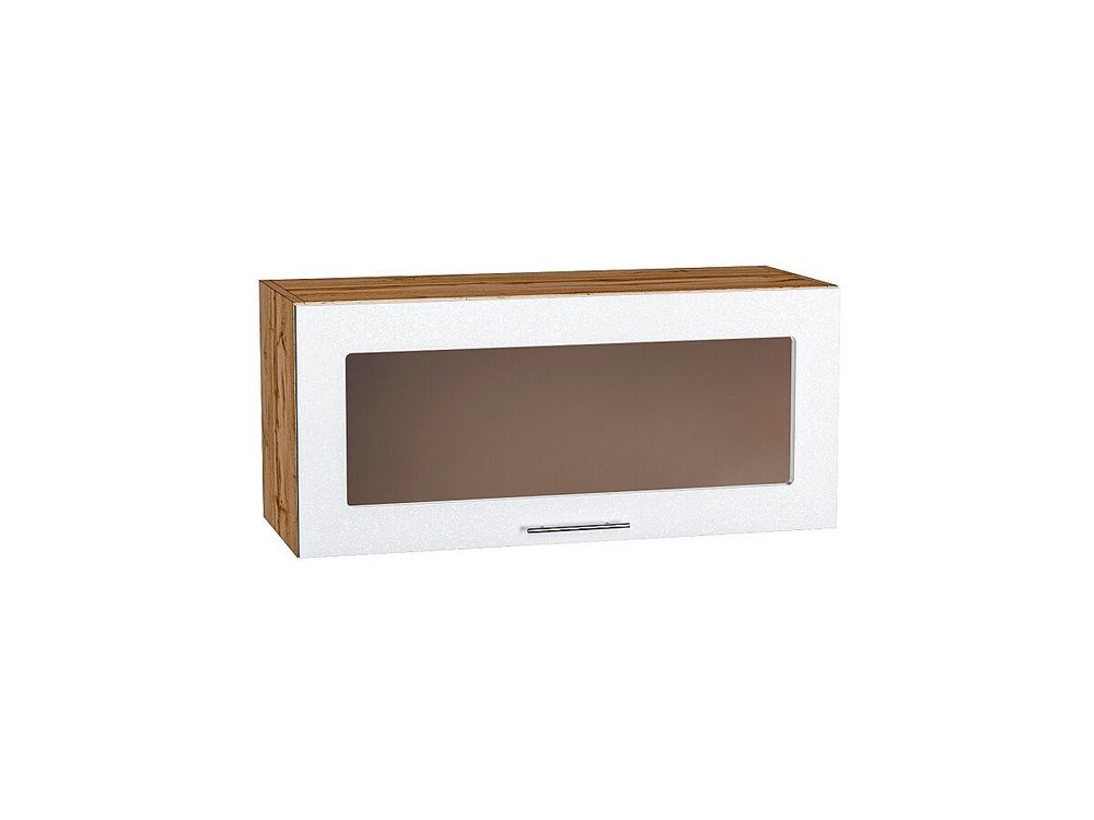 Шкаф верхний горизонтальный остекленный Валерия-М