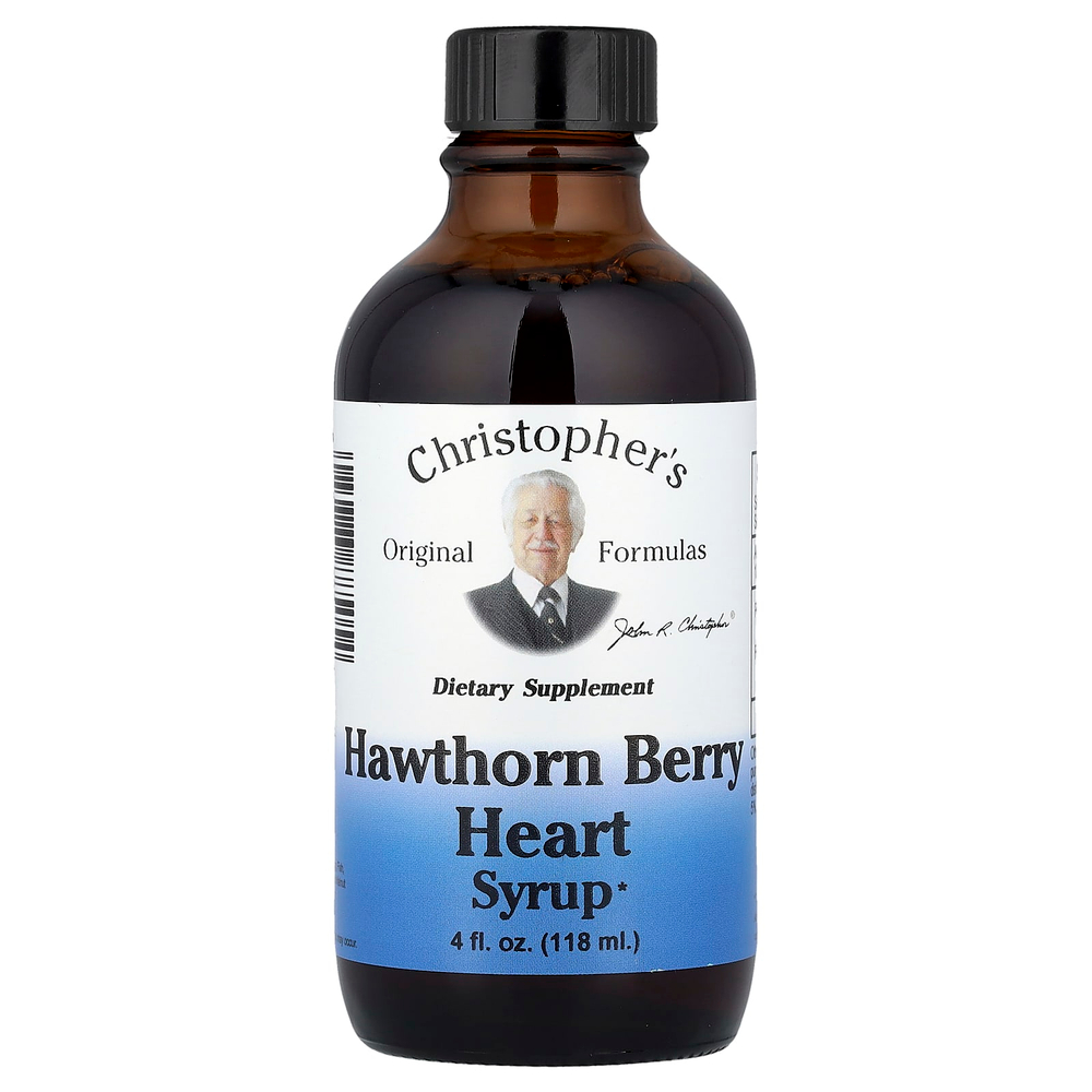 Christopher's Original Formulas, Сердечный сироп из ягод боярышника, 118 мл (4 жидк. унц.)