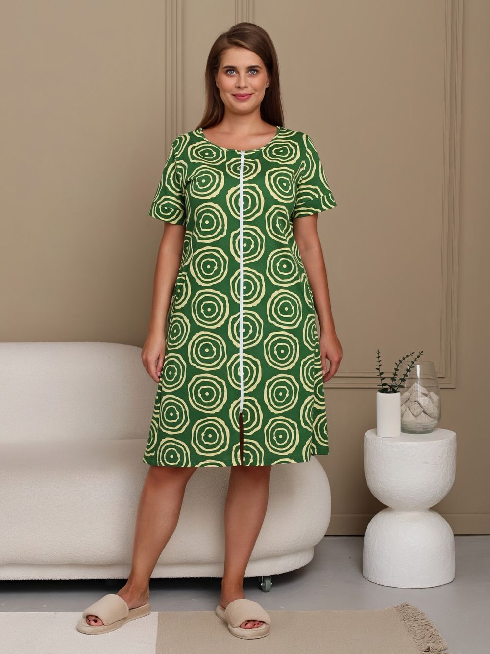 Халат Мотивы Виотекс ЗЕЛЁНЫЙ