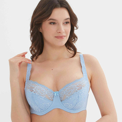 Бюстгальтер Полупоролоновая чашка Голубой Прибалтика