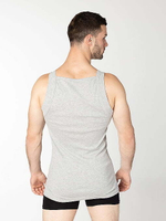 Майка мужская серый меланж