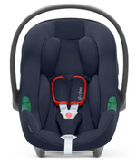 Коляска Cybex Talos S Lux BLK complete Aton B2 Bay Blue Base One 4 в 1 Moon Black с дождевиками