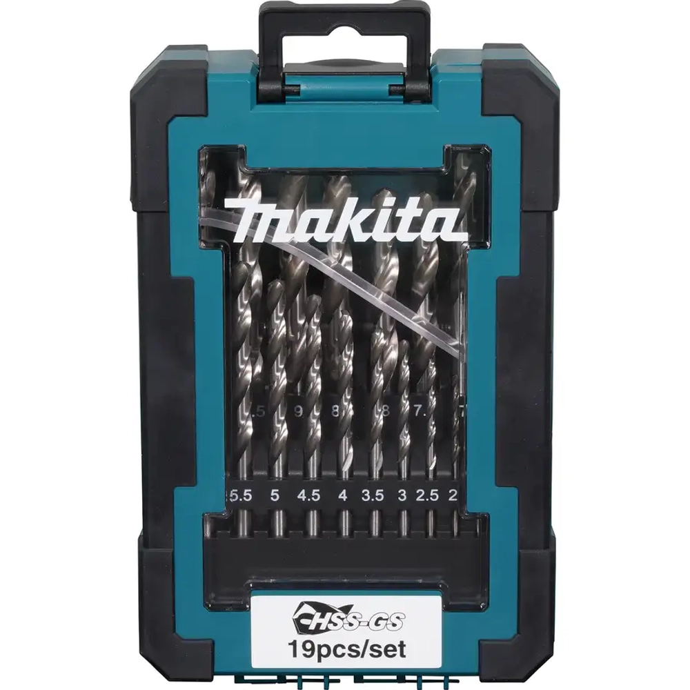 Набор свёрл по металлу HSS-GS 1—10 мм Makita D-78352