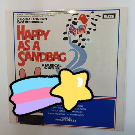 Винтажная виниловая пластинка LP Ken Lee Happy As A Sandbag (UK 1975)