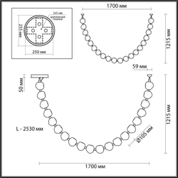 Подвес L-Vision Jemstone 5085/80L