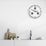 Часы настенные Bresser MyTime io NX Thermo/Hygro, 30 см, белые