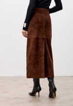 Юбка из натуральной замши
