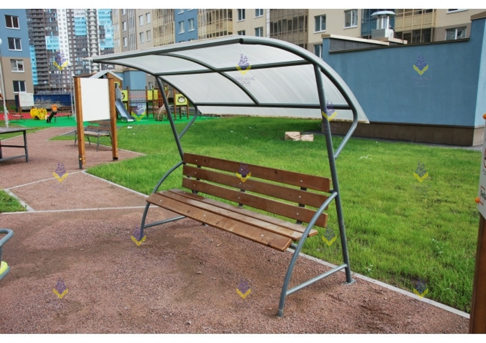 Диван уличный с навесом