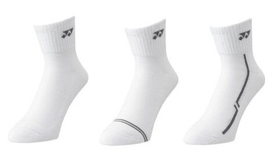Теннисные носки Yonex Quarter Socks 3P - white