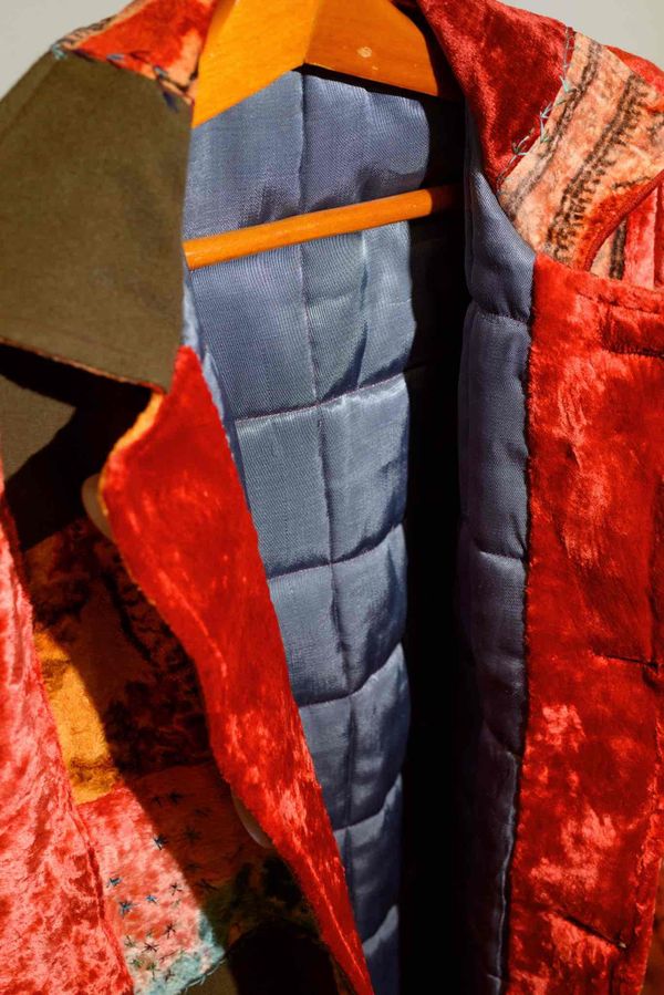 Куртка Velvet Pachwork Jacket - фото 3