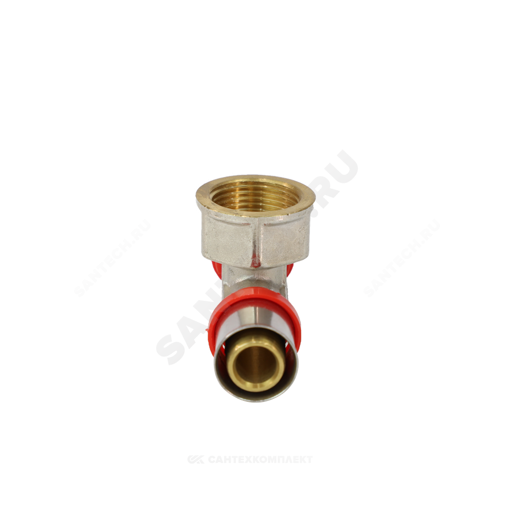 Тройник МП латунь никель пресс Дн 26х1/2"х26 ВР ГОСТ 32415-2013 8011 Aquasfera 8011-04