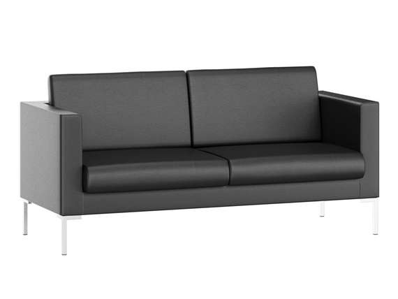 Hans Диван трёхместный HNS-03 Kanzas 12/Металл Хром 1820*770*820