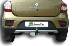 Фаркоп(прицепное) Лидер-Плюс для RENAULT LOGAN 2005- , SANDERO 2014- (паспорт и сертификат в комплекте)(без электрики)R114-A