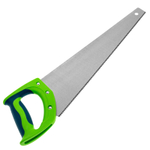 Ножовка по дереву "Зубец", 400 мм, 11 TPI, зуб 2D, каленый зуб, 2-х компонентная рукоятка Сибртех