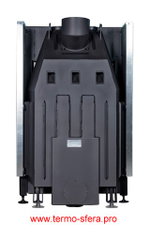 Каминная топка Экокамин ВЕГА 800 B принтинг черный шамот