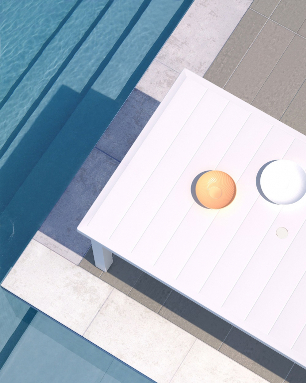 Стол пластиковый обеденный SCAB GIARDINO Ercole, лен