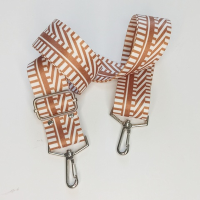 Гитарный ремень Бежевая геометрия