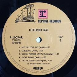 Винтажная виниловая пластинка LP Fleetwood Mac (Japan 1975) (No Obi)