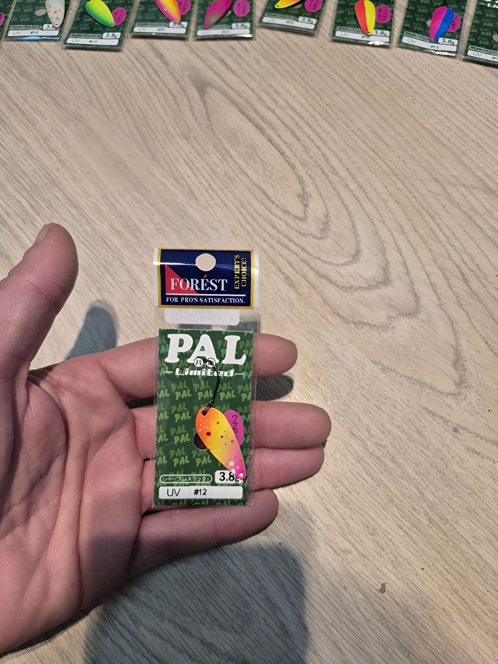 Блесна PAL Forest 3.8g на форель, голавль, хариус.