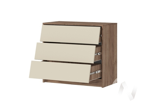Комод 800 КМ 02 МС Рейн (дуб крафт табачный/кашемир)