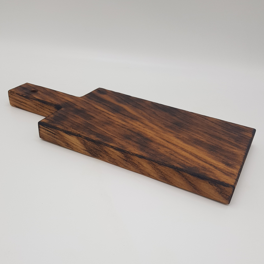 Доска для подачи прямоугольная с ручкой;дуб;L=350,B=150мм.