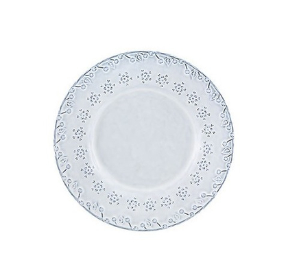 Тарелка десертная Bordallo Pinheiro Flora белая (23 см)