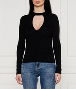 Хлопковый свитер maglia Pinko - черный(104015 A15S)