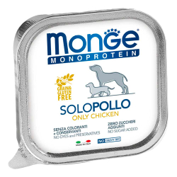 Monge Dog Solo 150 г курица - консервы для собак (паштет)