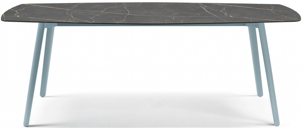 Стол ламинированный Scab Design Squid, голубой, черный мрамор Сахара
