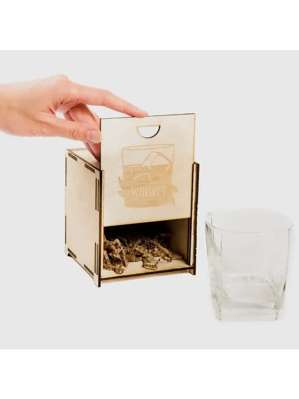 Стакан для виски "Whiskey аргумент " в подарочной коробке