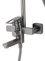 Душевая система WONZON & WOGHAND FRAME, Темный графит (WW-88739010-BGM)