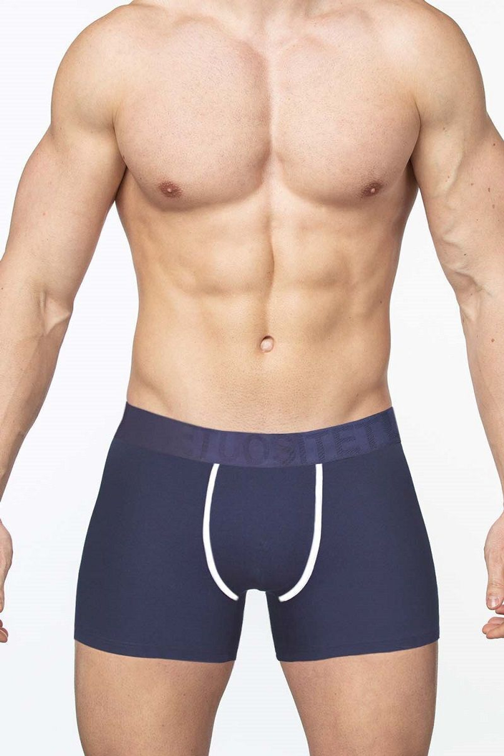 Мужские трусы-боксеры из плотного хлопка (Размер: XXXL) (Цвет: серый)