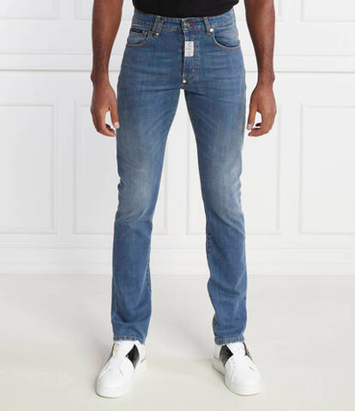 Джинсы Supreme Philipp Plein - голубой(MDT3564 PDE004N)